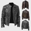 Autumn/Winter 2022 European Size PU Leather Men's Motorcycle Casual Jacket