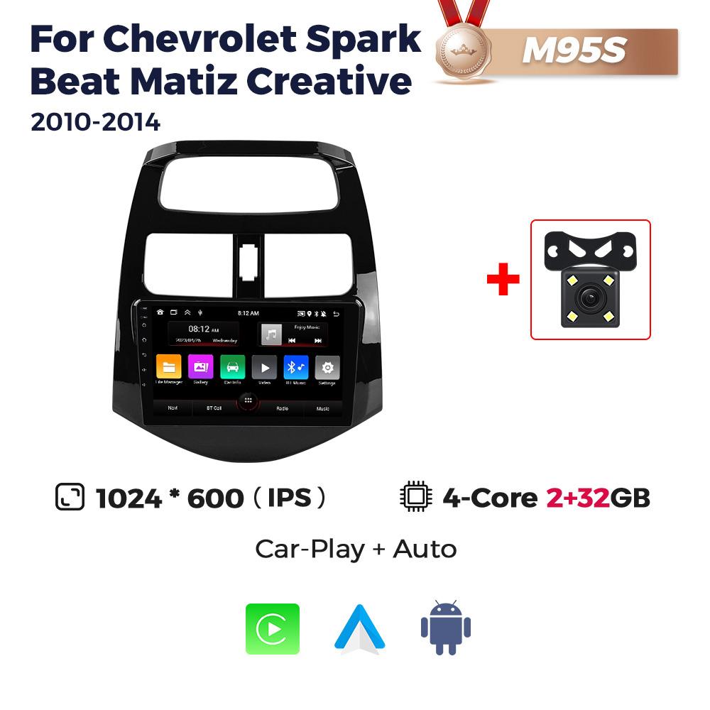 Автомобильное радио Navifly Android для Chevrolet Spark Beat Matiz Creative 2010-2014 Навигация GPS Мультимедиа Видеоплеер DSP RDS WIFI