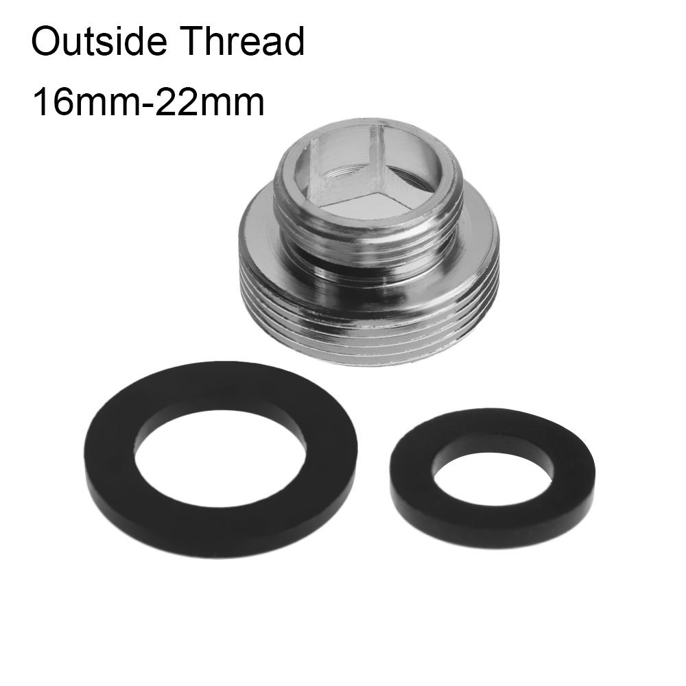 1Pc Swivel Aerator Adapter 360 Degree Adjustable Faucet Adapter Water Purifier Accessories Anti-Slip Garden Hose Connection 22mm