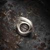 Adjustable Open Ring Men Women Vintage Tree Of Life Design Plated Geometric Leaf Band Minimalist Unique Jewelry
