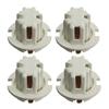 4x Car Lamp Bulb Socket Holder For X5 E53 63216943036 4