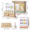 Montessori English Logic Key Puzzle Game Early Educational Key Thinking Puzzle Toy  Birthday Gifts