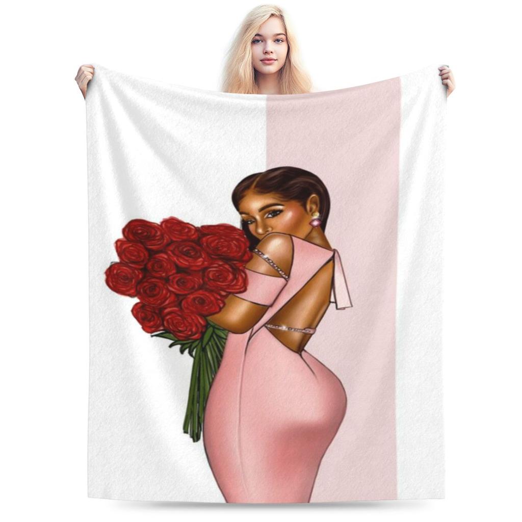 Gia Roses Custom Warm Decorate Home An UltraSoft Micro Fleece Blanket