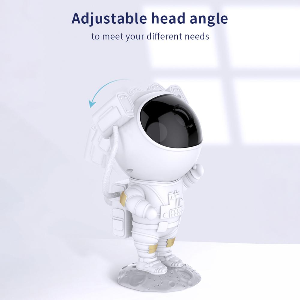 USB Astronaut Projector Starry Sky Galaxy Stars Projector Night Light LED Lamp for Bedroom Room