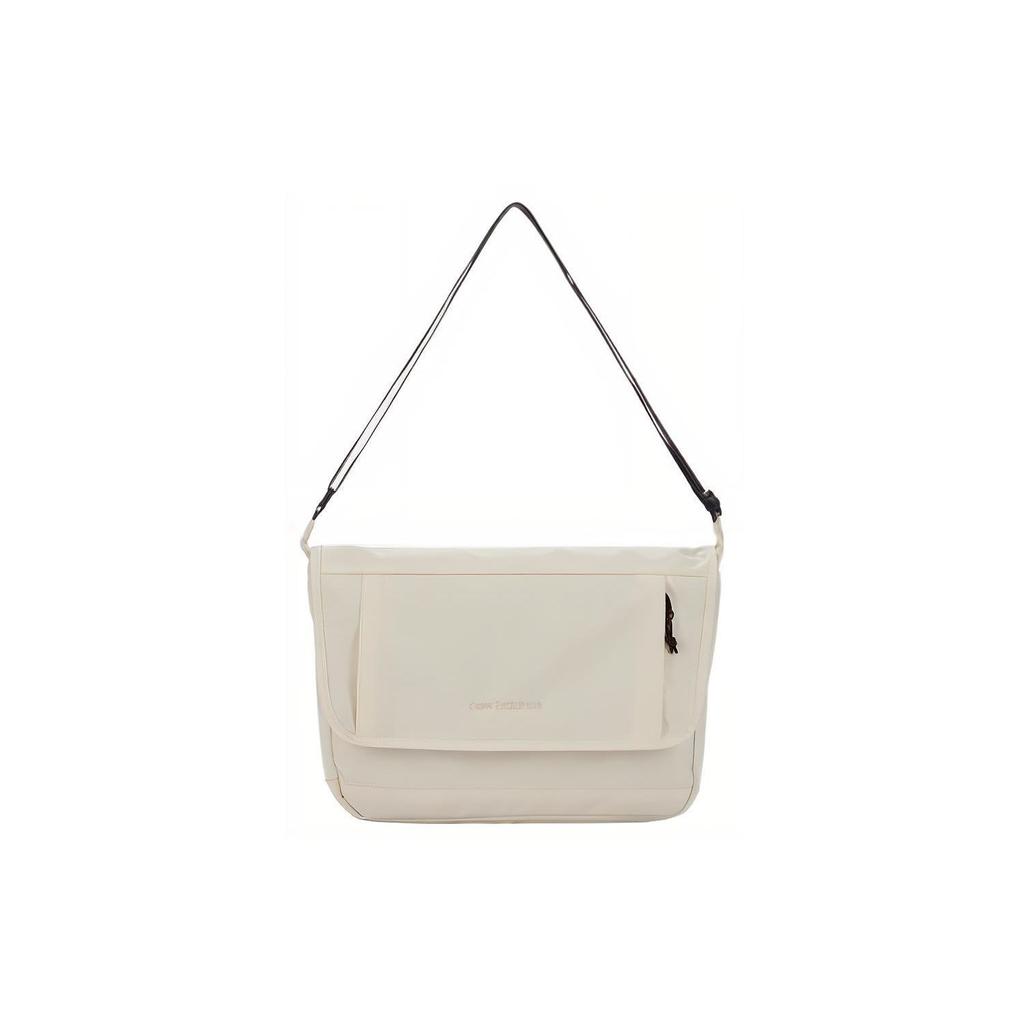 New Balance Простая вместительная сумка через плечо Мужская сумка-мессенджер Цвет off-white LAB13632-RSI