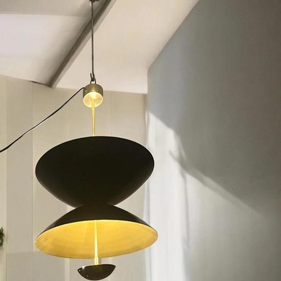 Black Pendant Lighting Fixture Modern Ceiling Industrial Hanging Light for Kitchen, Dining Room, Living Room Décor 50.8 X 60.96 Cm