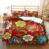 3Df Классический комплект постельного белья с цветами для дома Экзотический цветок Пододеяльник для женской комнаты Комплект постельного белья AU180 * 210 Полноразмерная односпальная/двуспальная кровать Украшение дома