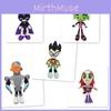 Adorable 10-inch Teen Titans Go Plush Toy Collection Featuring Robin Raven Cyborg