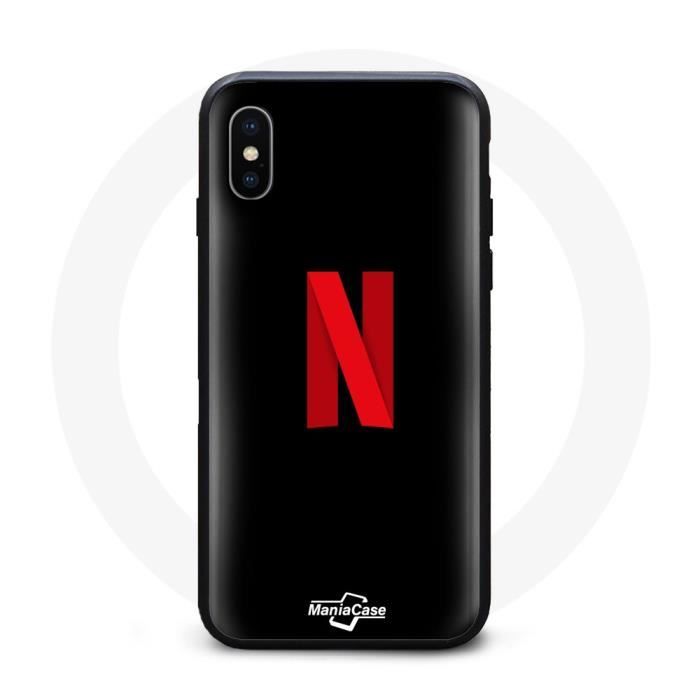 Coque Souple - Netflix - Iphone XS Max - Noir - Mixte - Adulte