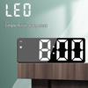 Multifunctional Voice-Controlled Digital Alarm Clock: Minimalist, Colorful Large Screen for Students & Desktops