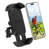Bicycle Smartphone Holder Easy Freely Vibration Durable Phone Fits Road Black Stand, Installation, One-Touch, Adjustable, 360-Degree Rotation,