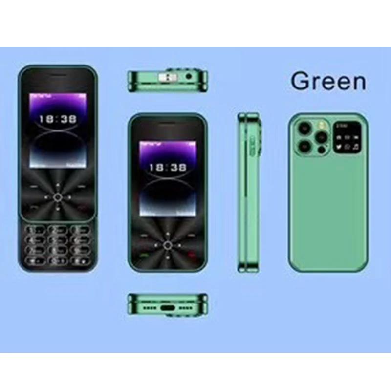 Мобильный телефон-слайдер с чехлом 2,4 дюйма, 2G GSM, две SIM-карты, MP3, MP4, камера, волшебный голос, фонарик, быстрый набор, FM, мини-телефон для леди