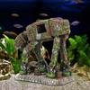 Micro-landscape Autobot Robot Dog Shape Decorations Machine Dog Ornament  for Aquarium Decor