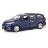 1/24 Toyota Sienna Granvia MPV Van Alloy Diecasts & Toy Vehicles Metal Toy Car Model Sound and Light Collection Kids Toy