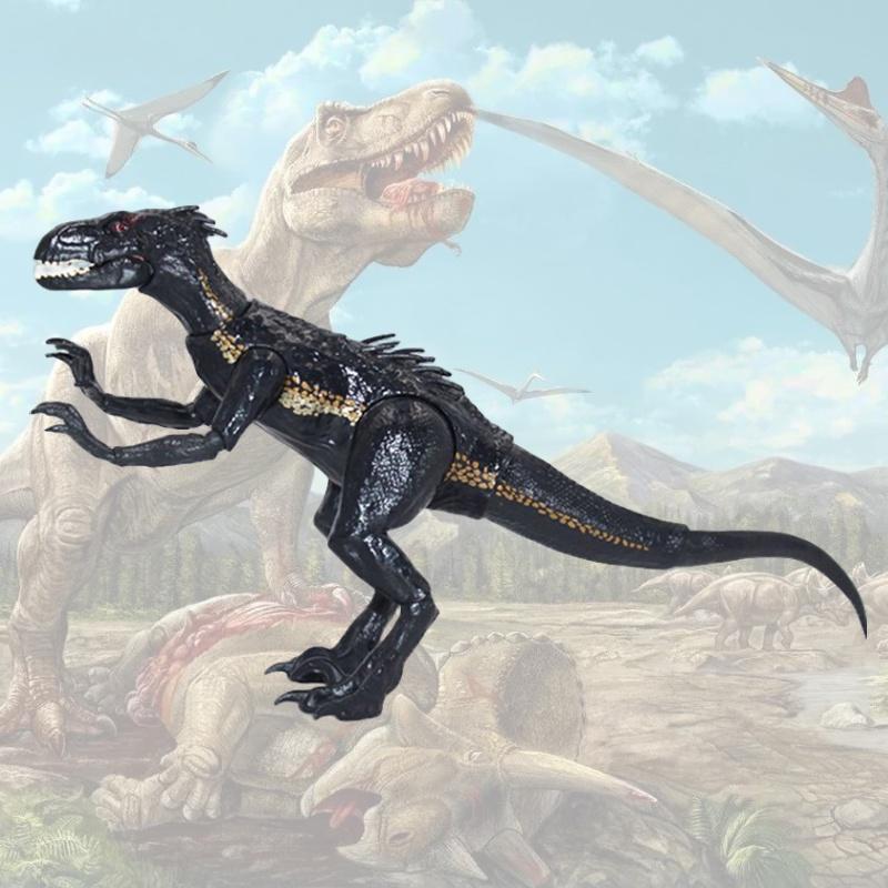 Игрушка Юрский Велоцираптор Съемная Цельная Модель Настольный Декор Детский Подарок 27см