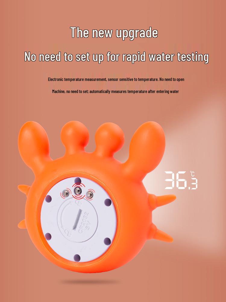Самый продаваемый водонепроницаемый силиконовый термометр для ванны для младенцев и детей: Устройство для измерения температуры воды в помещении