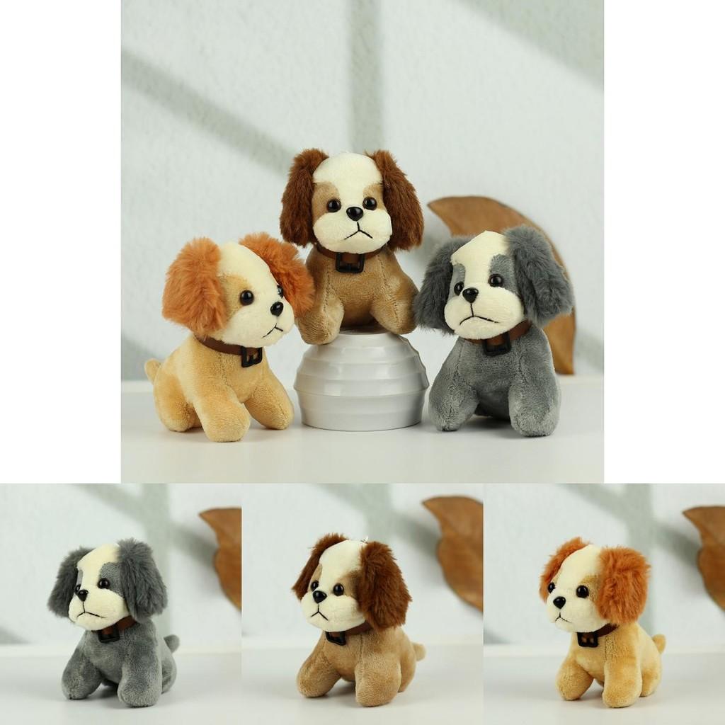 Cozy Plush Dog Keychain Cute Soft Toy For Bag Accessories In Various Shades