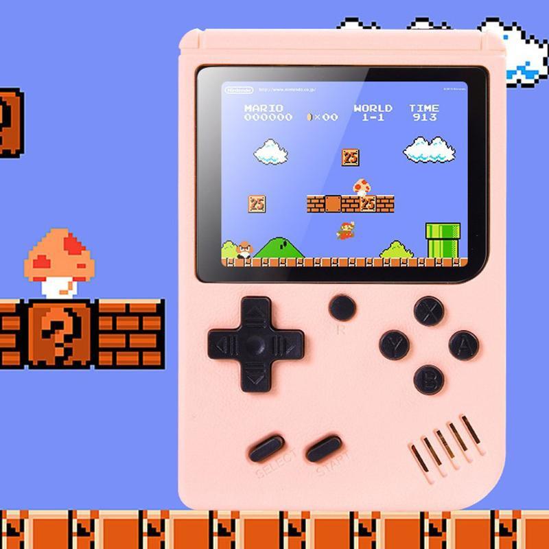 Портативная игровая приставка ретро 500 в 1, цветной ЖК-экран 3 дюйма, консоль, 8-бит