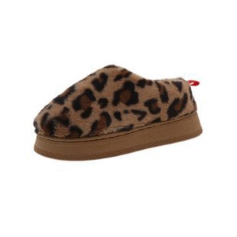 Autumn and Winter New Slippers Women's Thickened Warm Non-slip Cotton Slippers Thick-soled Women's Half-pack and Handmade Cotton Slippers