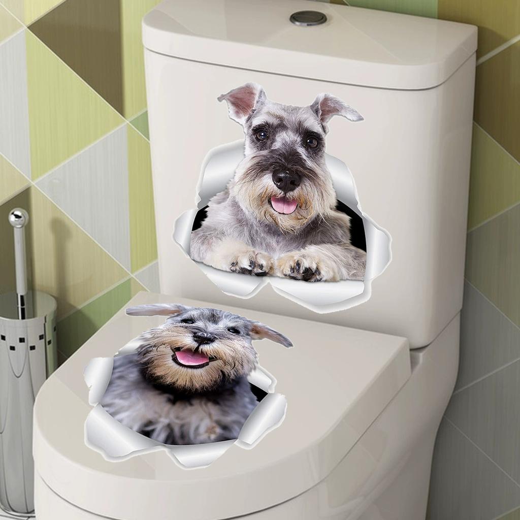 1pc Beautiful Lotus Butterfly Toilet Sticker Bathroom Toilet Cover Decorative Sticker Waterproof Self Adhesive