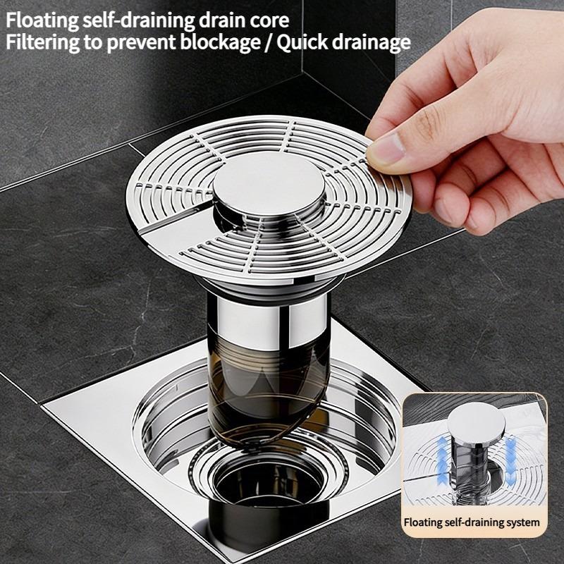 1PC suspended self-drainage floor drain core deodorant inner core bathroom floor drain universal insect-proof sewer pipe anti-return odor artifact