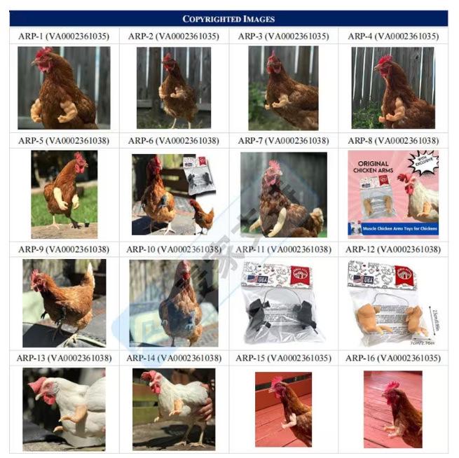 Игрушка-пранк для питомца «Мышцы динозавра» - Хэллоуин, куриная рука, кляп, подвеска