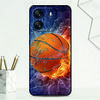 Спортивный чехол для телефона с изображением баскетбола для Samsung Galaxy A57 A37 A27 5G A07 A16 A17 A36 A56 A53 A54 A35 A26 Индивидуальное фото Изображение Задняя крышка