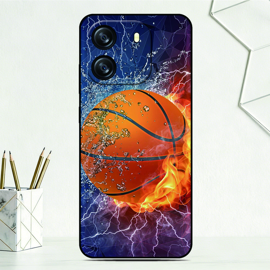 Спортивный чехол для телефона с изображением баскетбола для Samsung Galaxy A57 A37 A27 5G A07 A16 A17 A36 A56 A53 A54 A35 A26 Индивидуальное фото Изображение Задняя крышка