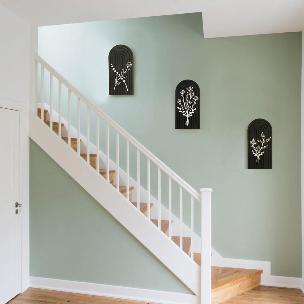 Bohemian Wood Print Crafts Cute Ornaments Home Bedroom Decoration