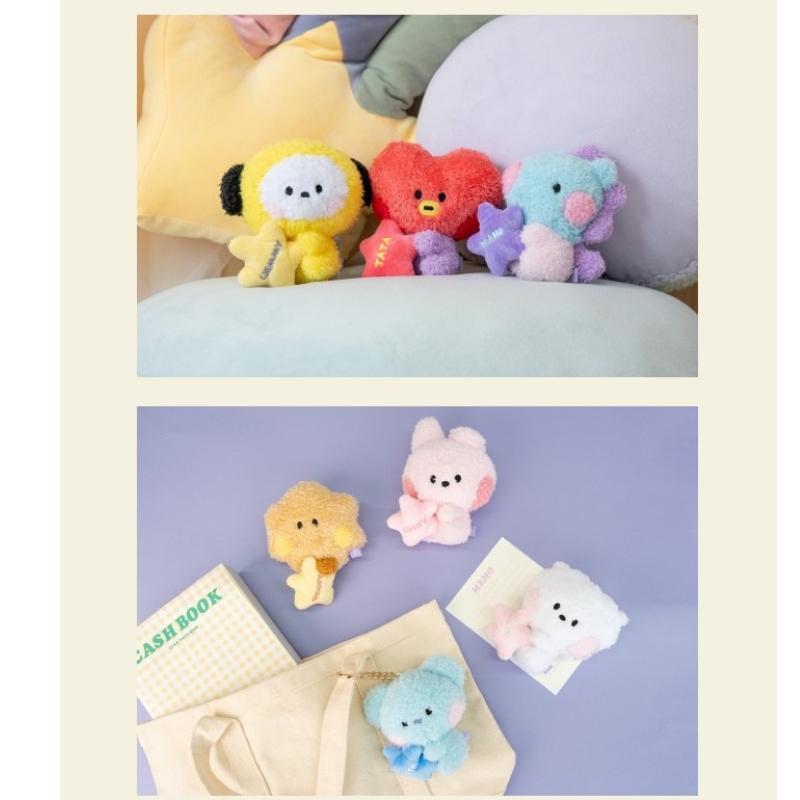 BTS BT21 Official Minini Doll Reel Key Holder Authentic