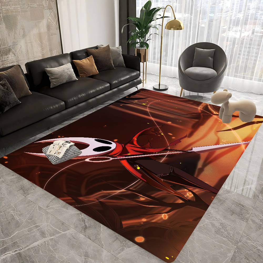 H-Hollow K-Knight Game Hallway Carpet INS Style Soft Bedroom Floor House Laundry Room Mat Anti-skid Bedside Area Rugs