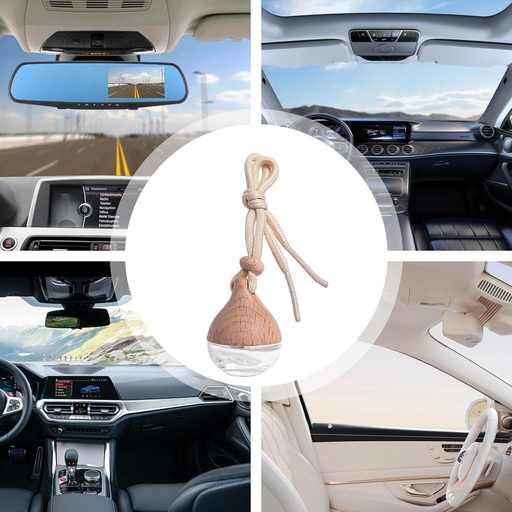 Car Hanging Bottle, Car Bottle - Aroma Pendant Car Bottle,