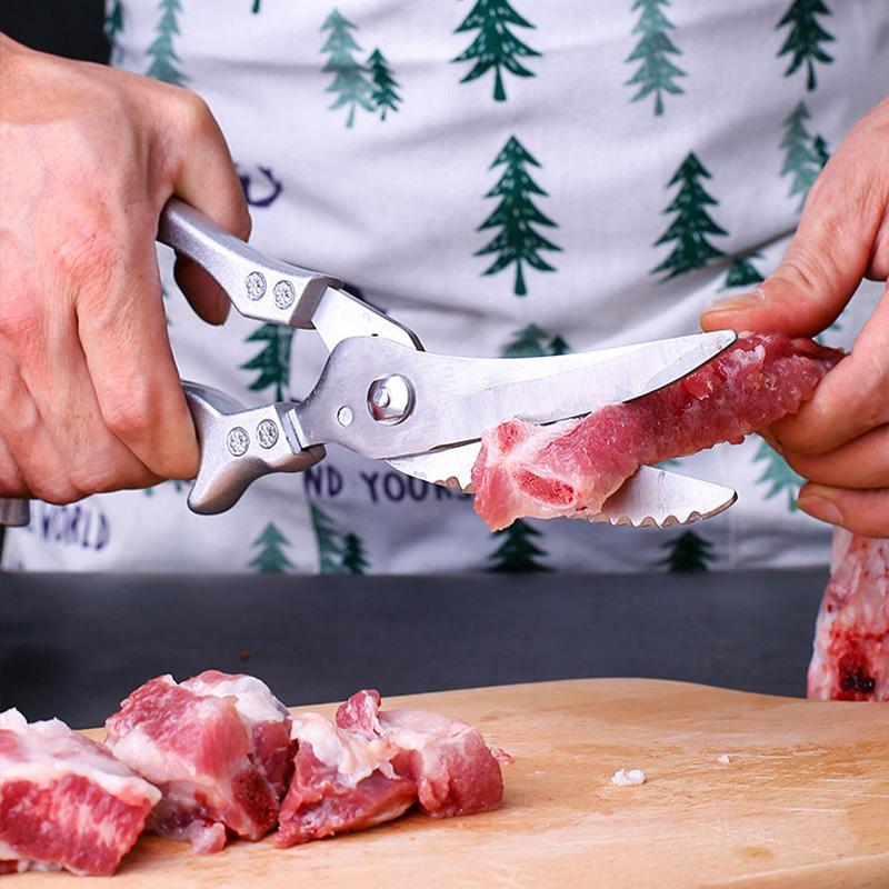 Ножницы для куриных костей из нержавеющей стали, кухонные ножницы, бытовые пищевые ножницы, ножницы для резки рыбы, курицы, утки