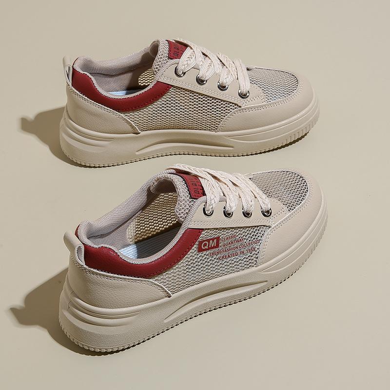 Summer new hollow little white shoes female students thick-soled versatile casual women's shoes 6-