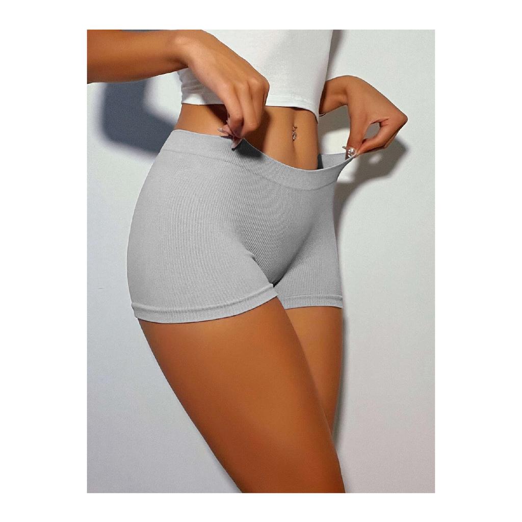 Женские черные шорты на бретелях из ткани, трусики