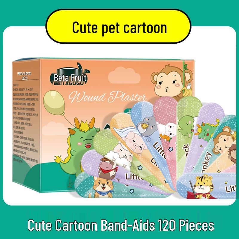 Водонепроницаемые дышащие мультяшные пластыри для детей – прозрачный медицинский клей, гемостатические, предотвращающие натирание ног.