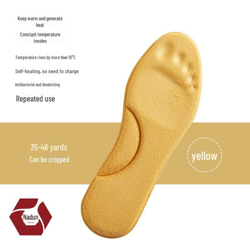 Подогреваемые спортивные стельки Velvet — антибактериальные, дезодорирующие, впитывающие пот, дышащие и эластичные для комфорта в теплую зиму