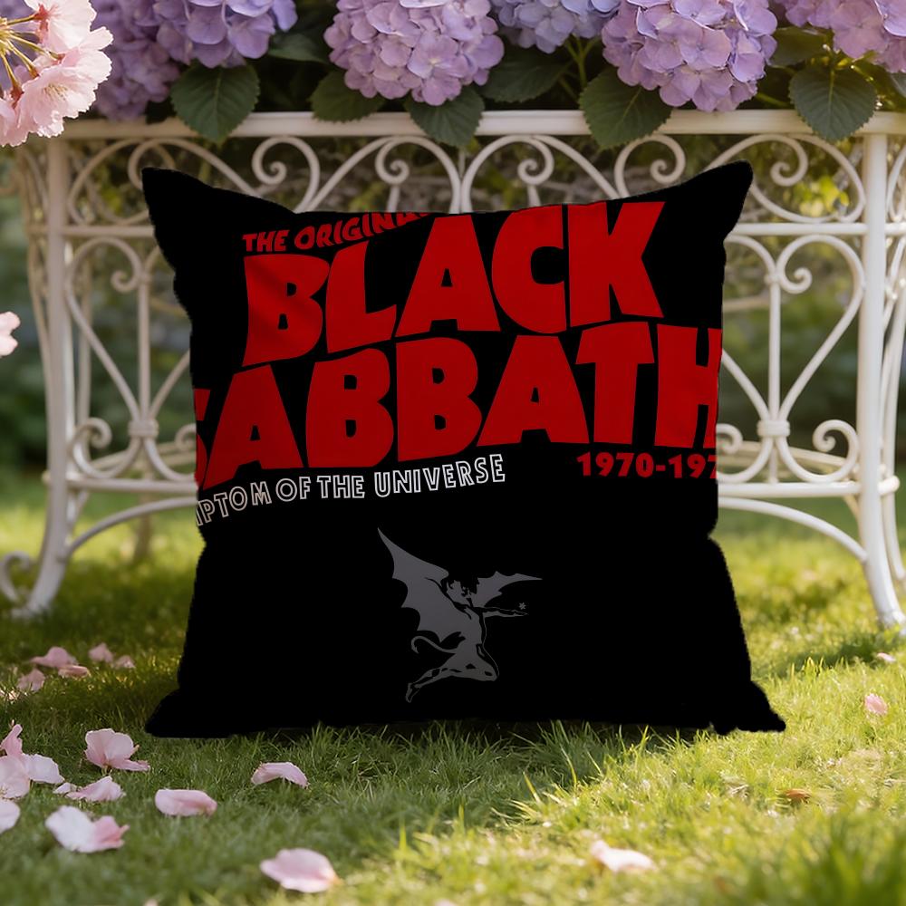 Подушка B-Black S-Sabbath Чехол для подушки Домашняя и автомобильная Двухсторонний чехол: Двусторонняя конструкция для максимального комфорта
