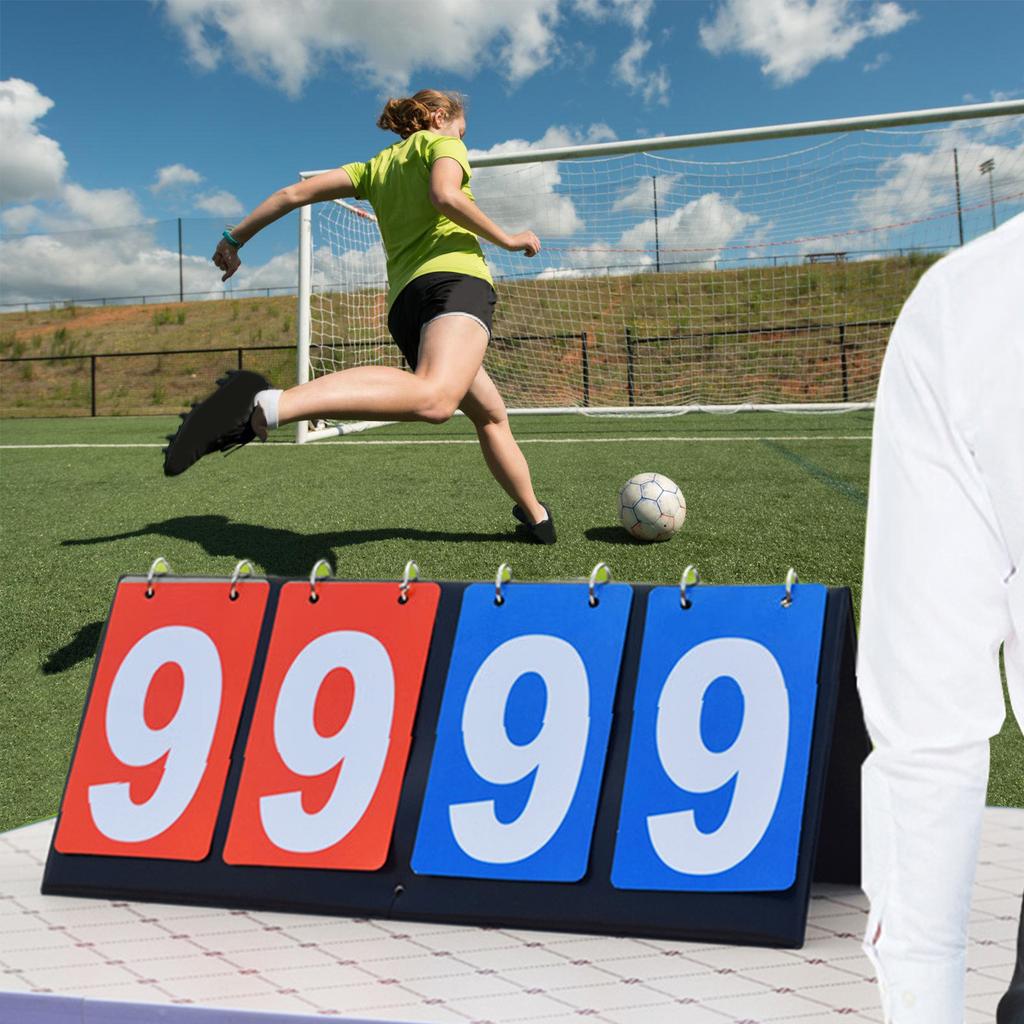 Настольное табло с перекидными цифрами для спортивных соревнований, мультиспортивное табло, табло с перекидными цифрами для ведения счета, простое в использовании