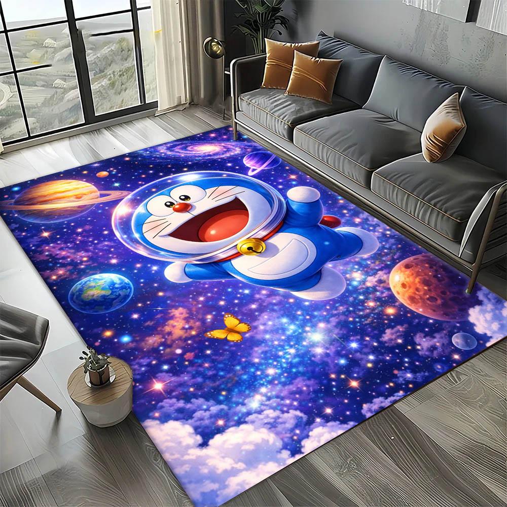 Anime Game D-DoraemonMovie 3D Carpet Rug Art for Room Decor Home Kitchen Bedroom Sofa Gift Kids Area Rug Non-slip Floor Mat