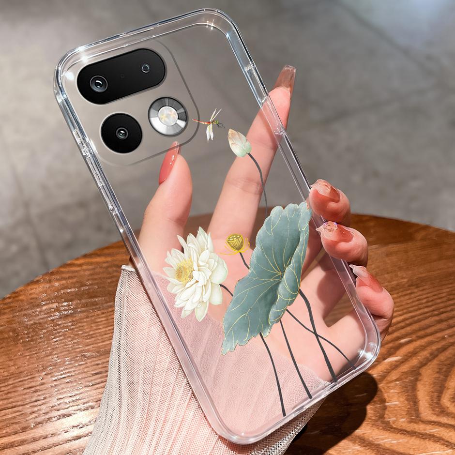 Чехлы Для OPPO Realme 16 Pro 16 Pro Plus Девочка с Желтой Уткой Антизагрязняющий Модный Прозрачный Корпус Для Realme 16Pro 16 Pro+ Fundas