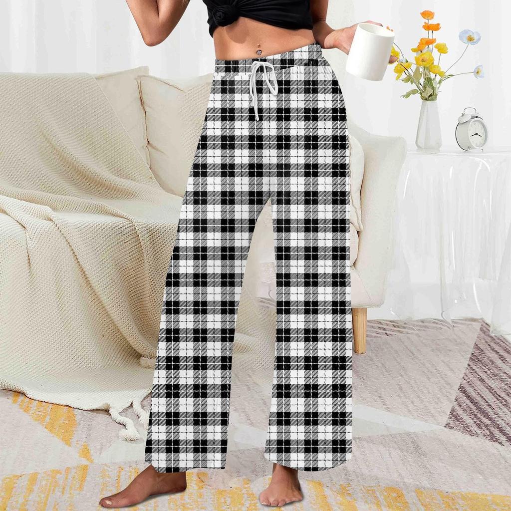 Women's Allover Printed Home Pants Sleeping Pajama Pants Long Pants Pajama Pants Yoga Pants