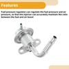 UXCELL Fuel Pressure Regulator for Nissan Patrol 1988-1997 No.2267053J00 Metal 1 Pc