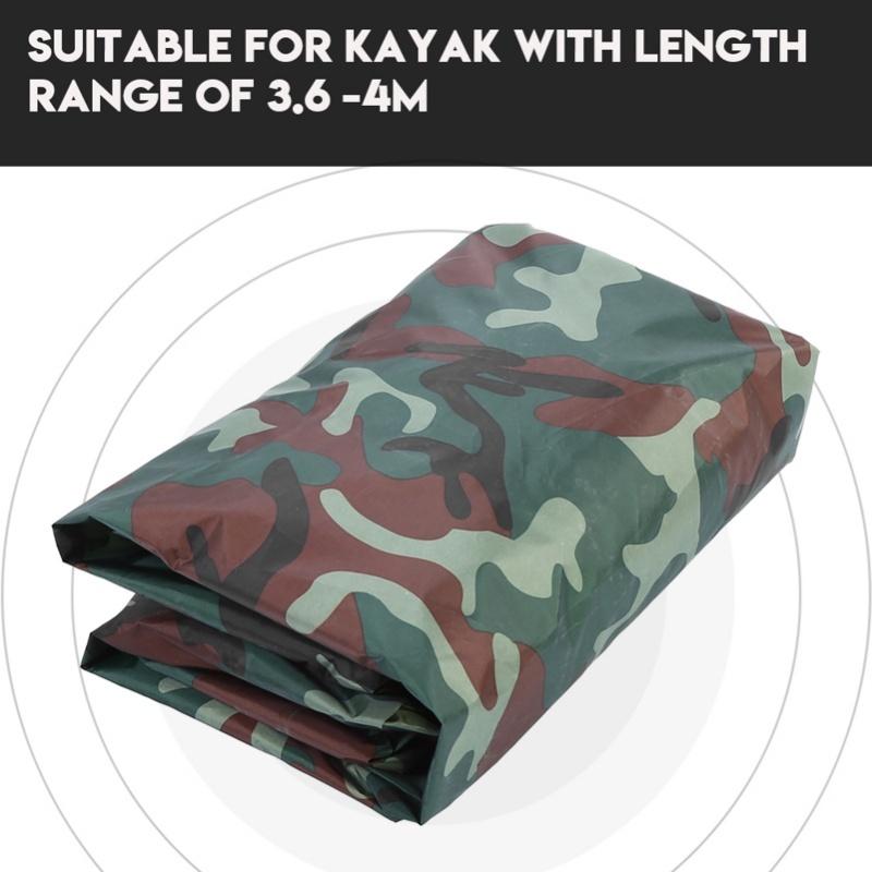 4.5m Waterproof UV Protection Storage Dust Cover For 3.6-4m Kayak Boat