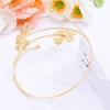 Floral Flower Bracelet Adjustable Armband Exquisite Arm Ring  Girls