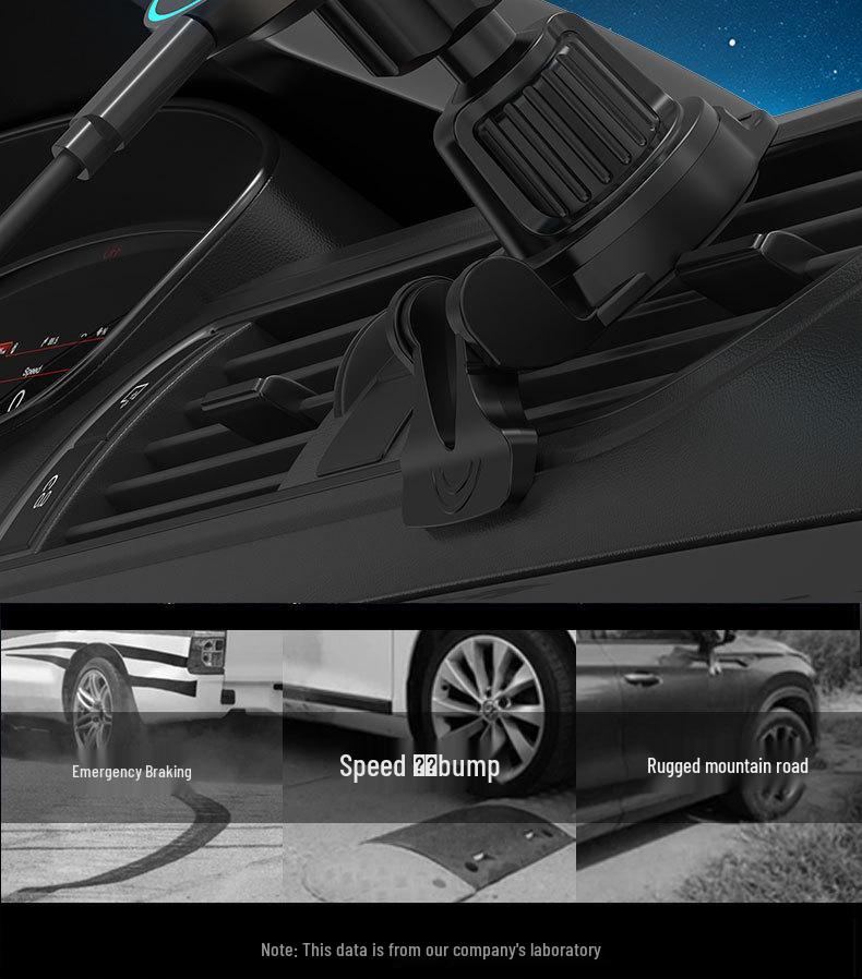 Магнитное беспроводное автомобильное зарядное устройство Qi2 15 Вт и держатель для телефона для Apple MagSafe