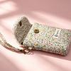 Cotton Sanitary Napkin Storage Bag Pastoral Style Handbag Lipstick Makeup Bag  for Women Girls