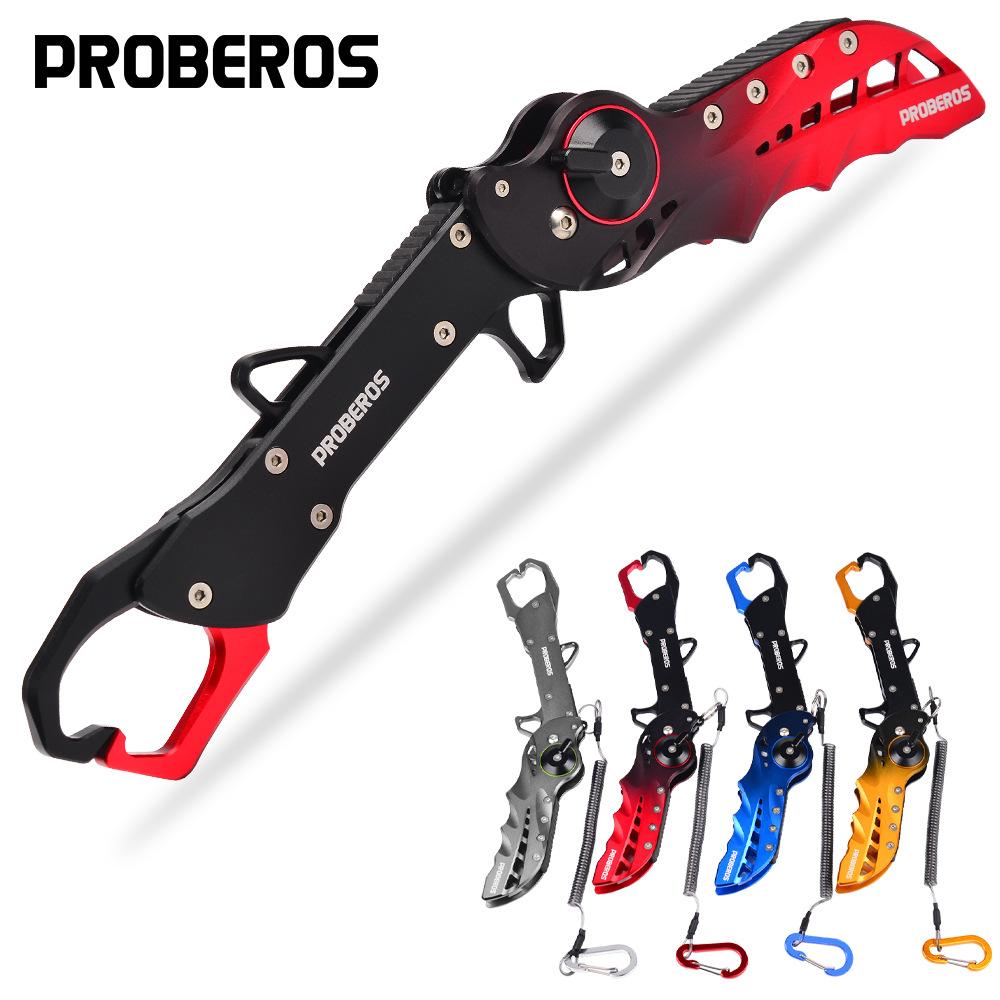 Контроллер рыбы для крупных объектов из алюминиевого сплава, многофункциональный, портативный, складной контроллер рыбы, зажим для рыбы, плоскогубцы и недостающая веревка