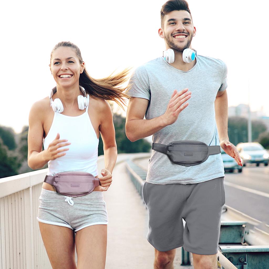 Поясная сумка Fanny Packs для женщин, водонепроницаемая поясная сумка с регулируемым ремешком для путешествий, спорта, бега, мини-модная сумка через плечо