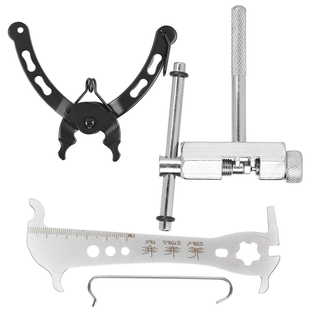 Инструмент для снятия и установки велосипедной цепи, кусачки, шаблон для проверки износа, набор инструментов для ремонта, быстросъемный для горного и шоссейного велосипеда